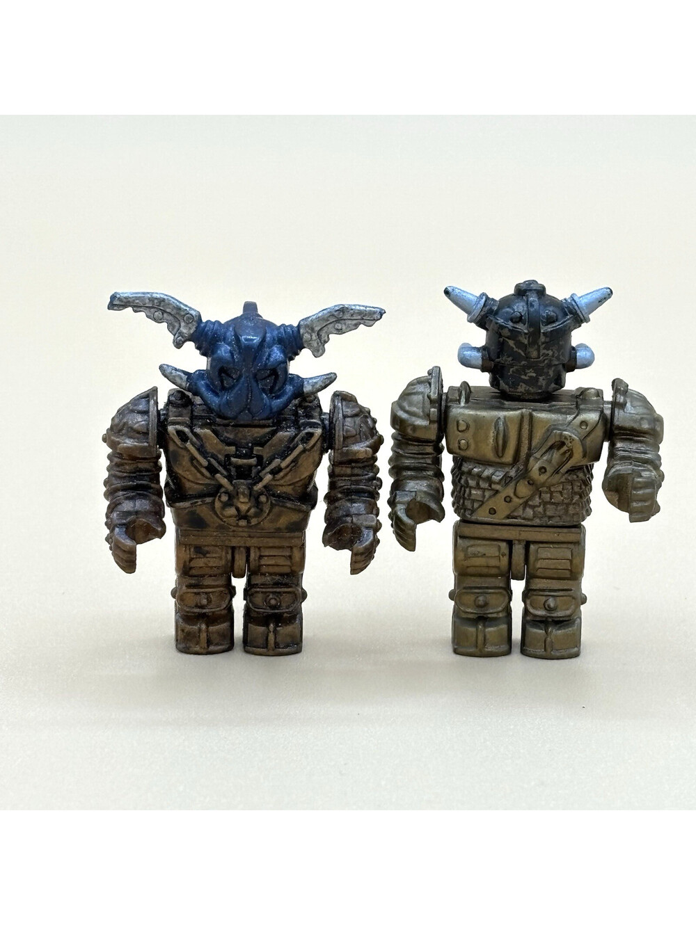 Mega Bloks Dragons Krystal Wars Knight Minifigure Lot Bronze Knight 1.75"